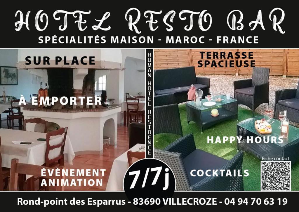 Human Hotel Restaurant Park 维勒克罗兹 外观 照片